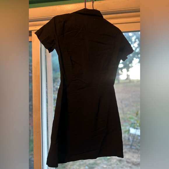 Vintage Dickies Black Button-Up Dress- excellent condition! - Picture 2 of 3